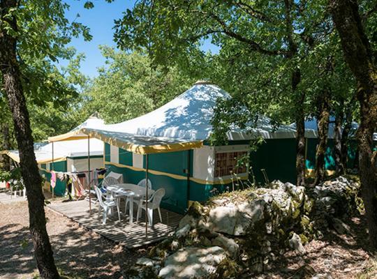 Camping Les Reflets Du Quercy Hotell Crayssac Exteriör bild